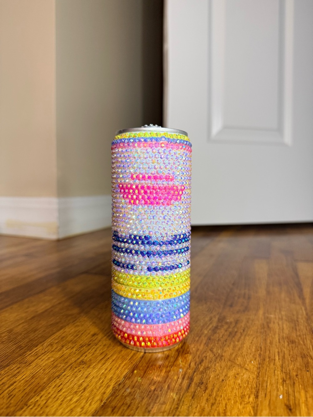 Sparkling Multicolor Rhinestone Surfside Can - Picture 2 of 4
